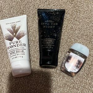 Bath & Body Works Pure Wonder and Into the Night Set
